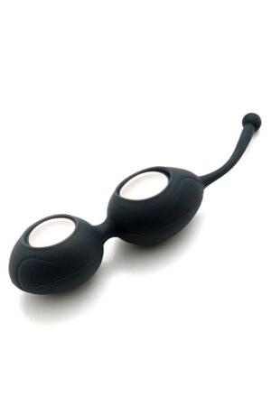 Boules de Geisha Fifty Shades of Grey "Delicious Pleasure Silicone 64 gr." - Noir