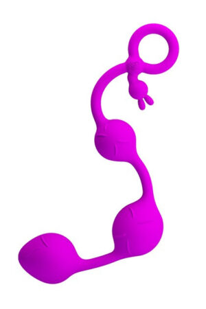 Chapelet anal flexible - Rose