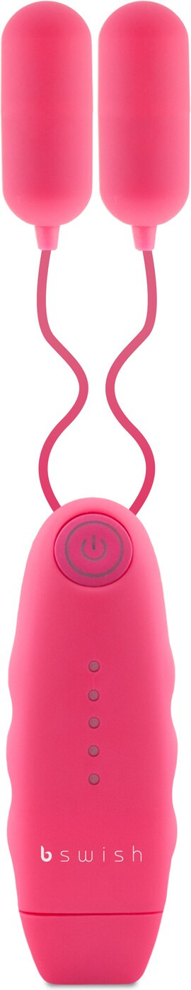 Doubles oeufs vibrants avec télécommande "Classic Berry"