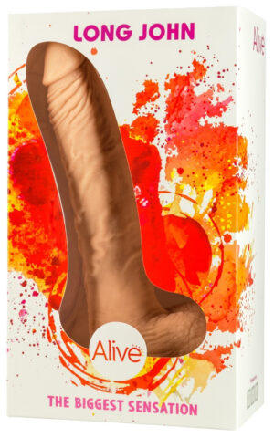 Gode Ventouse Réaliste Long John - 22 cm