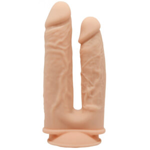 Double Gode Réaliste Double Densité - 18,5 cm & 17,5 cm Silexd