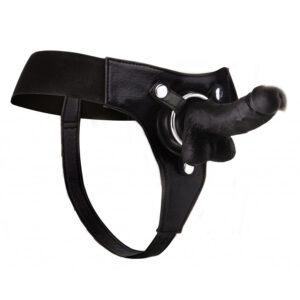 Gode ceinture Strap-On 15 x 3,5 cm - Noir