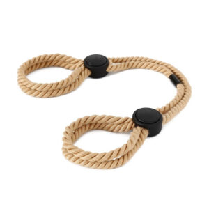 Menottes de bondage pour chevilles ou poignets Beige - Soft BDSM