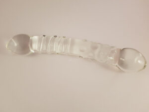 Gode en verre recto verso